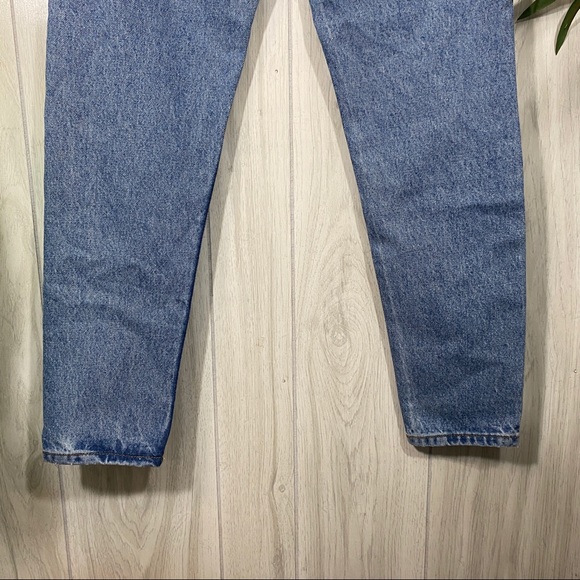 NEW Princess Polly Springfield Mom Mid Wash Two Tone Denim Jeans size 0 NWT - Picture 7 of 15